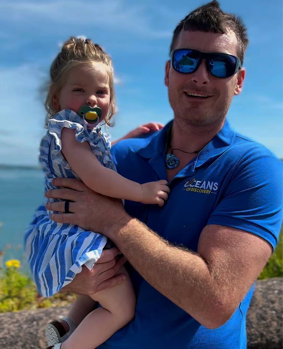 Dave Quinlan and daughter Daisy at the Oceans Of Discovery marine centre at Fort Camden, Cork Dave Quinlan and daughter Daisy at the Oceans Of Discovery marine centre at Fort Camden, Cork