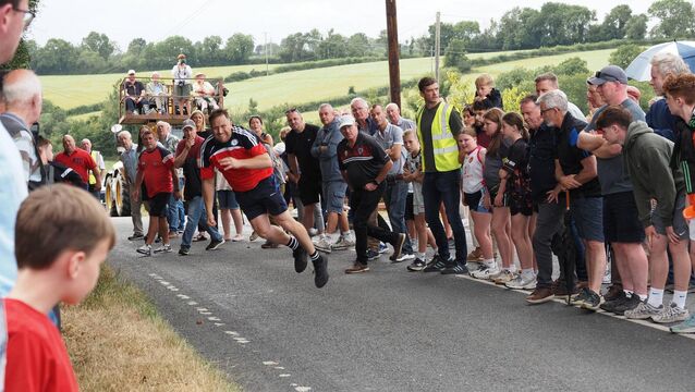<p>Eventual champion Arthur McDonagh in action in the 2026 Senior Mens All Ireland in Keady Tassagh, Armagh. Pic: Paul Stack</p>