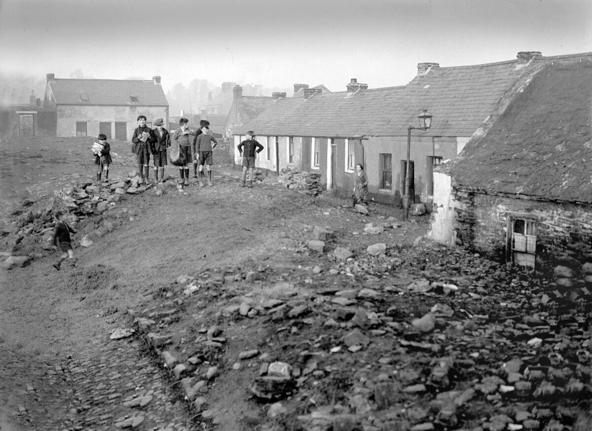 Houses in North West Ward, Cork City (Cattle Market Avenue area) before being demolished in 1934. Picture: Irish Examiner Archive