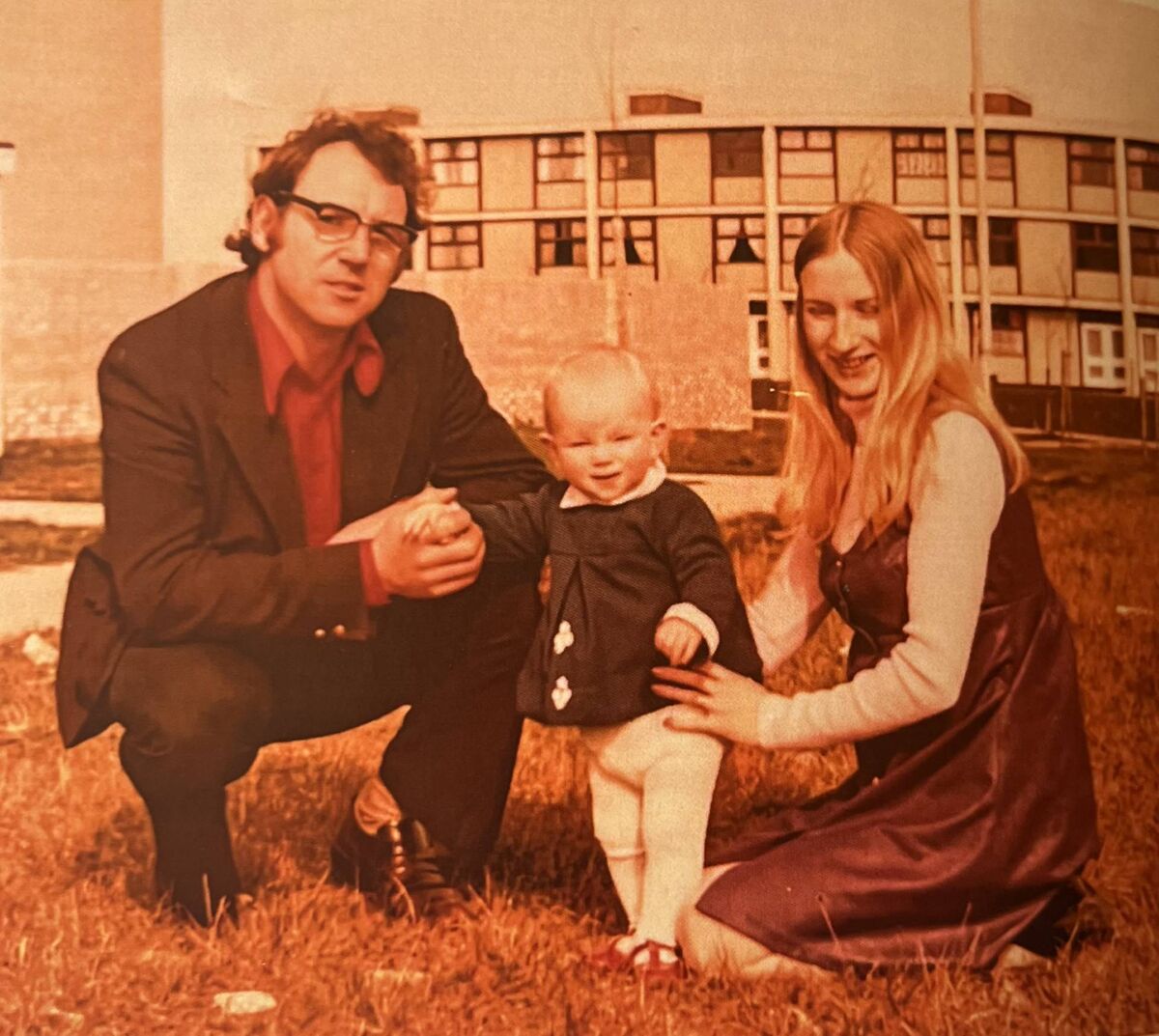 Ted and Carmel Tynan with their baby daughter Sinéad after they moved into Glenamoy Lawn in 1971. They joined a tenants' strike which lasted until 1976. Picture: Tynan family Ted and Carmel Tynan with their baby daughter Sinéad after they moved into Glenamoy Lawn in 1971. They joined a tenants' strike which lasted until 1976. Picture: Tynan family