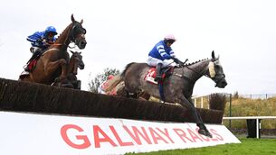 <p>Two jockeys were stood down by stewards after failing alcohol tests on the final day of the Galway racing festival. Pic: PA Wire.</p> <p>Two jockeys were stood down by stewards after failing alcohol tests on the final day of the Galway racing festival. Pic: PA Wire.</p>