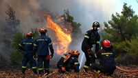 APTOPIX Greece Wildfires