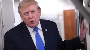 <p>President Donald Trump speaks to reporters onboard Air Force One while returning to the White House, Sunday, August 2, 2026. Photo: AP Jacquelyn Martin</p>