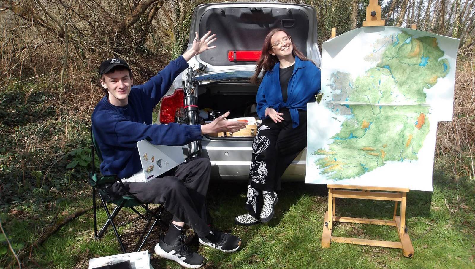 For the last three years, Lara Clifford and Eoin Barry, both 26, have worked on 'Bibdu', a fully hand-painted Irish mythology role-playing game. 