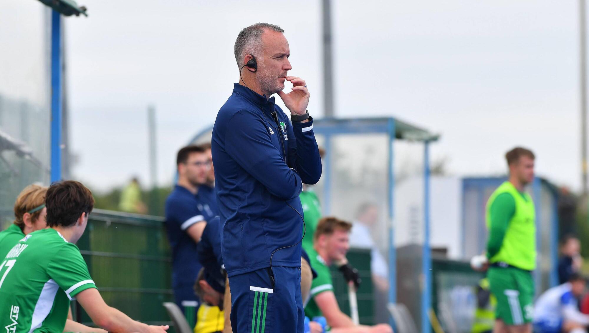 WE'RE ALL PART OF TUMILTY'S ARMY: Ireland Men’s Head Coach Mark Tumilty has announced his 20-player squad to travel to Wavre, Belgium to compete in the 2026 FIH Hockey World Cup. Pic: Adrian Boehm