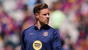 <p>Marc-Andre ter Stegen will make his Ajax debut when they host Shelbourne in Thursday’s Conference League tie. Pic: Alex Caparros/Getty Images.</p>