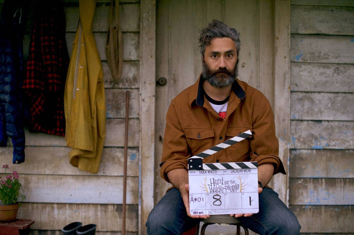 Director Taika Waititi on the set of Hunt For The Wilderpeople. Director Taika Waititi on the set of Hunt For The Wilderpeople.