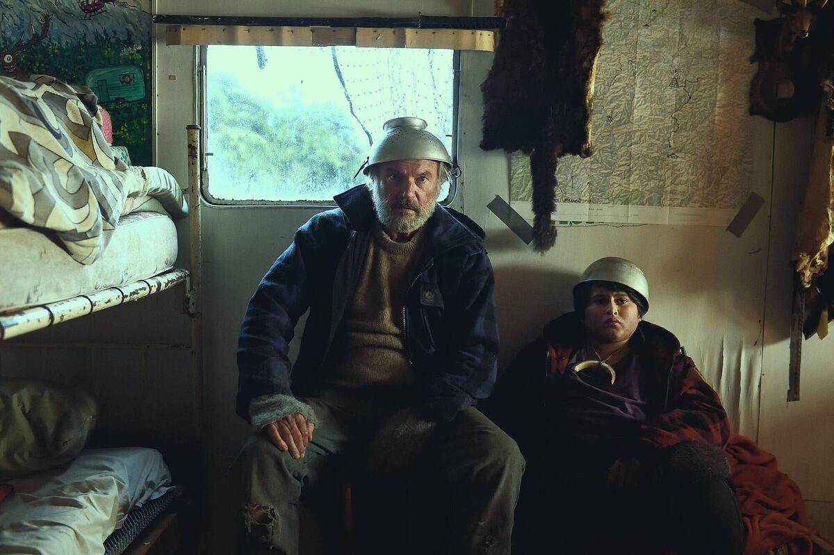 Sam Neill and Julian Dennison in Hunt for the Wilderpeople. Sam Neill and Julian Dennison in Hunt for the Wilderpeople.