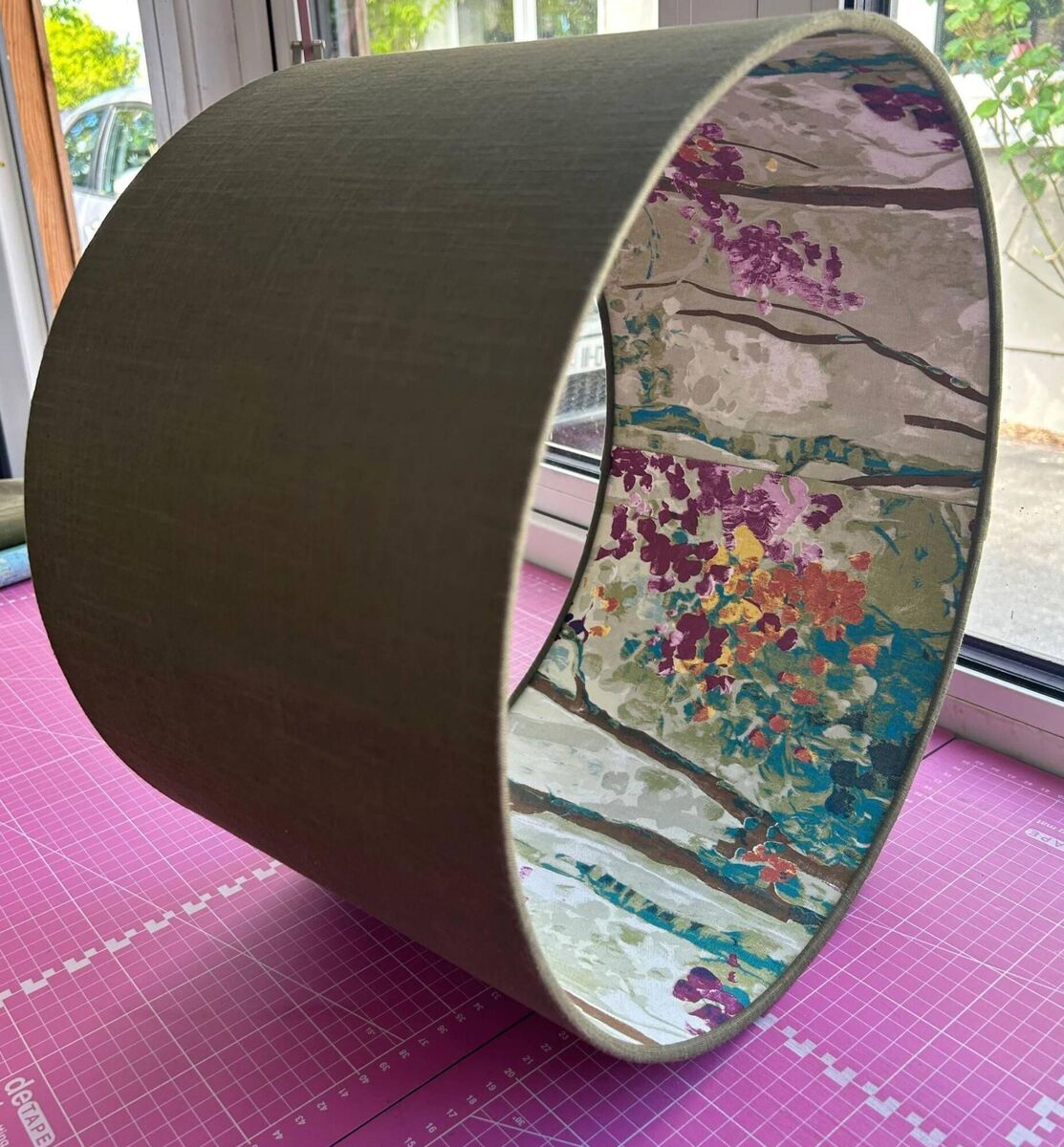 A piece from Lola's Lampshades. A piece from Lola's Lampshades.