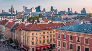 <p>Warsaw's old(ish) Old Town with a rising new metropolis in the background, compete with skyscraper-filled skyline. Image: Polish Tourism Organisation</p> <p>Warsaw's old(ish) Old Town with a rising new metropolis in the background, compete with skyscraper-filled skyline. Image: Polish Tourism Organisation</p>