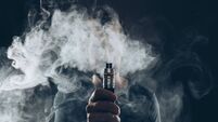 Vaping e-liquid from an electronic cigarette