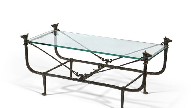 <p>Table basse 'Berceau', Diego Giacometti (1902-1985).</p>