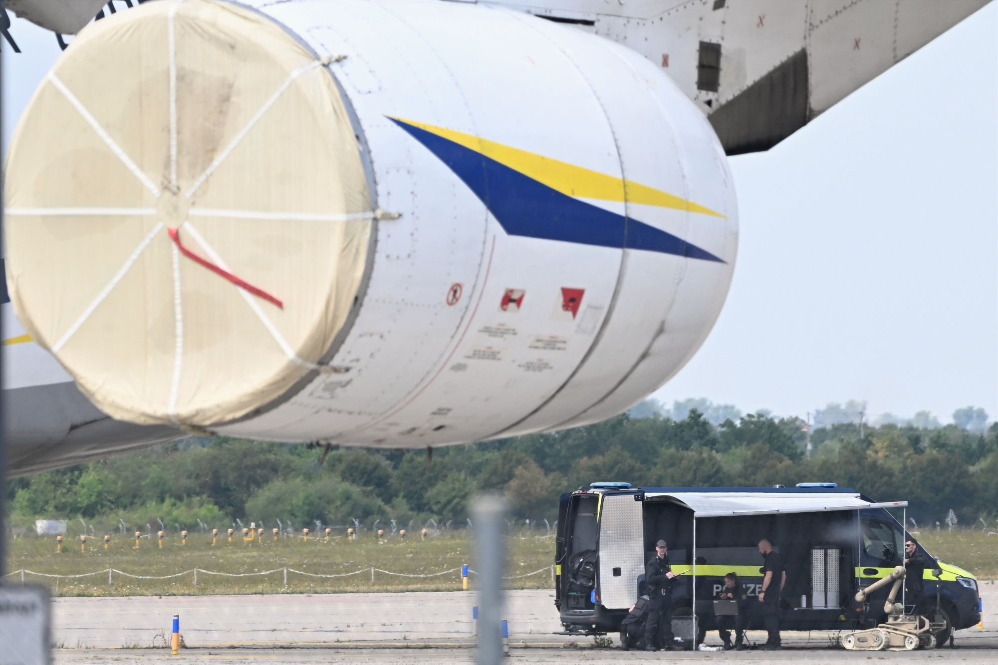 Drone with explosive device found at German airport