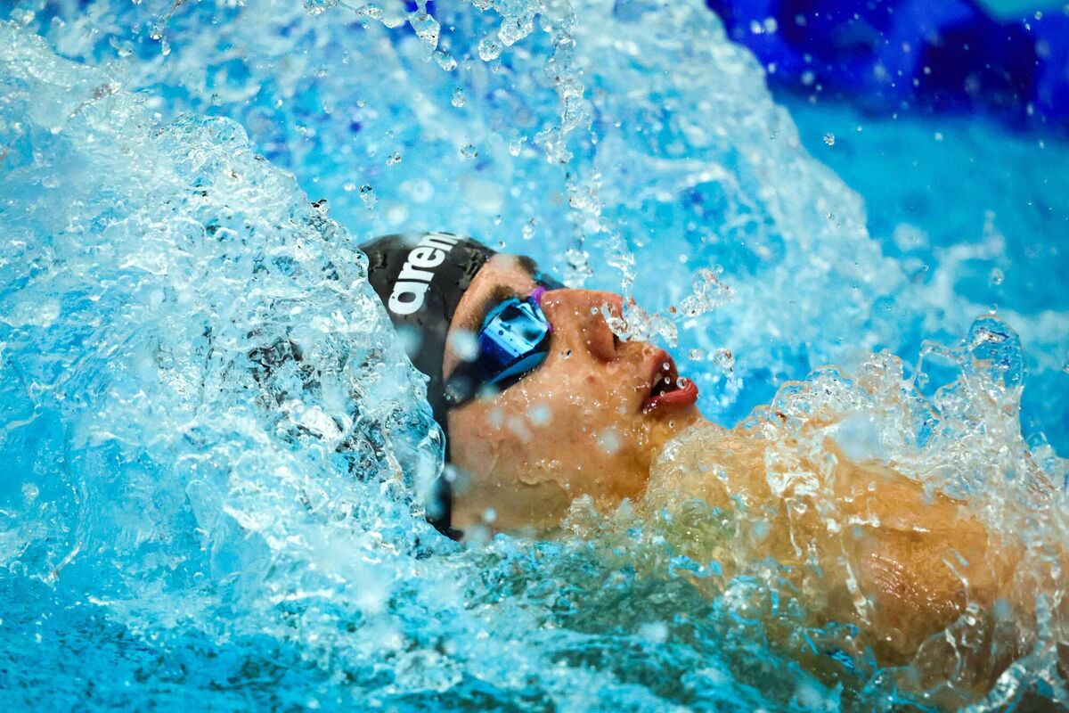 Longford's Scott Duda competing in April's Irisn Open Championships in Bangor Aurora Aquatics &amp; Leisure Centre in Co Down. Pic: Bryan Keane, Inpho