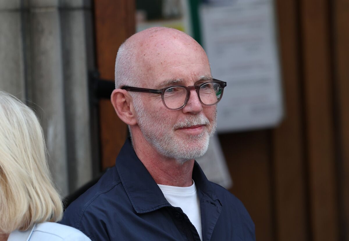 Presenter Ray D'Arcy arrives for the funeral of Brenda Fricker. Picture: Damien Eagers/PA Wire Presenter Ray D'Arcy arrives for the funeral of Brenda Fricker. Picture: Damien Eagers/PA Wire