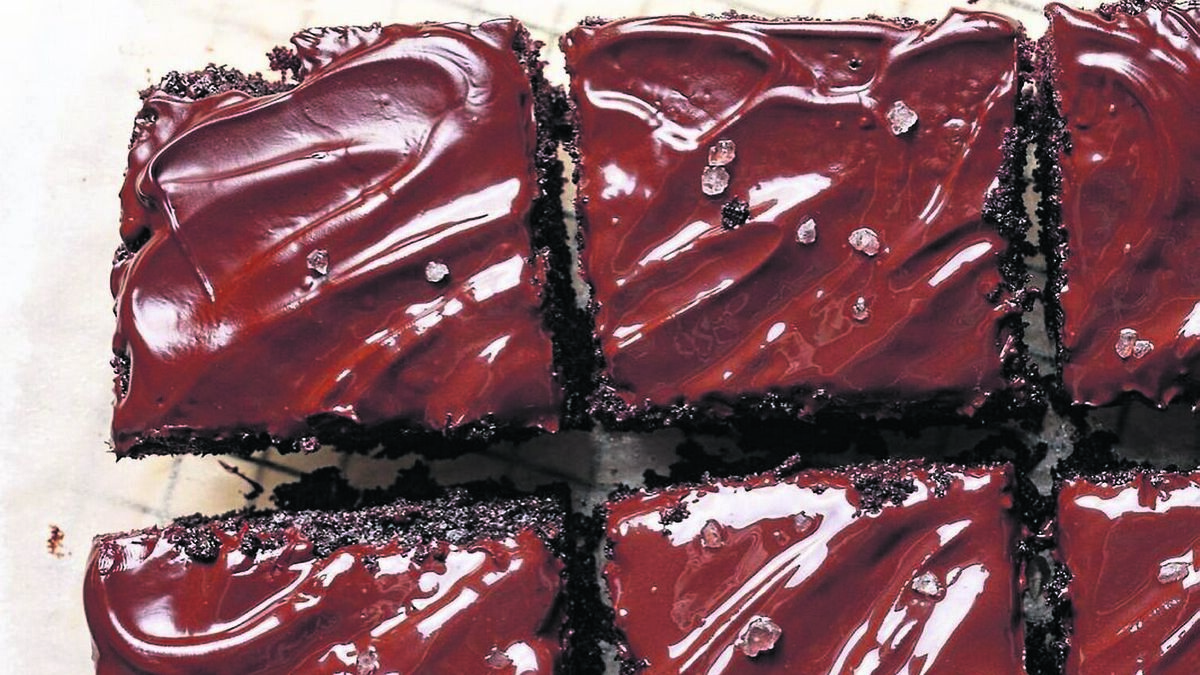 Chocolate & Courgette Slices