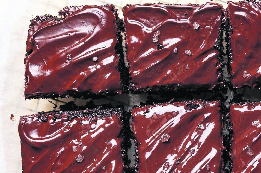 Chocolate & Courgette Slices