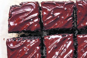 Chocolate & Courgette Slices
