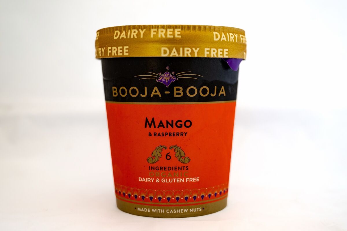 Booja-Booja Mango and Raspberry.