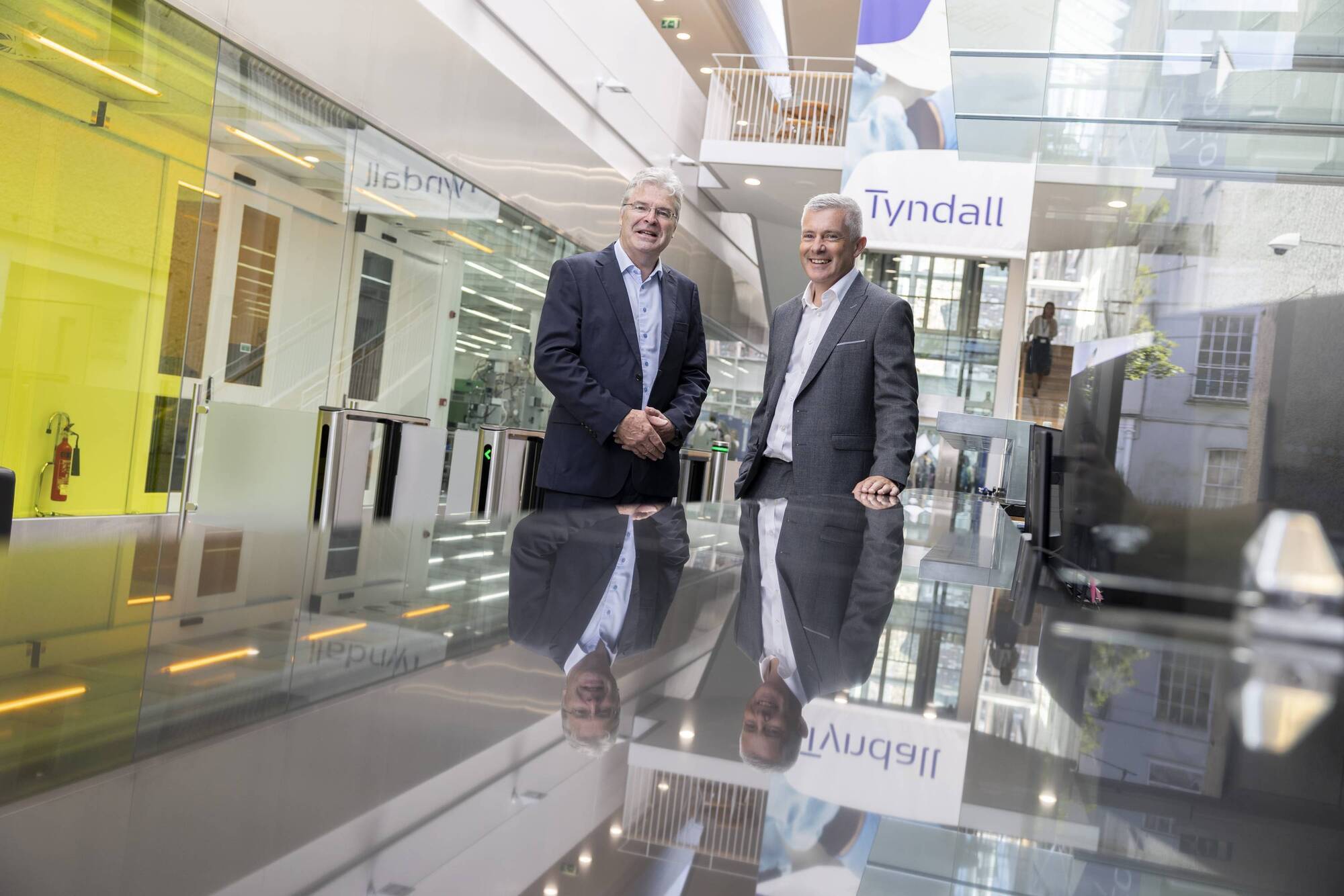 Seamus O'Driscoll, Founder & CEO, PulpoSemi and Dr Patrick Morrissey, Director of Innovation and Industry Engagement, Tyndall.