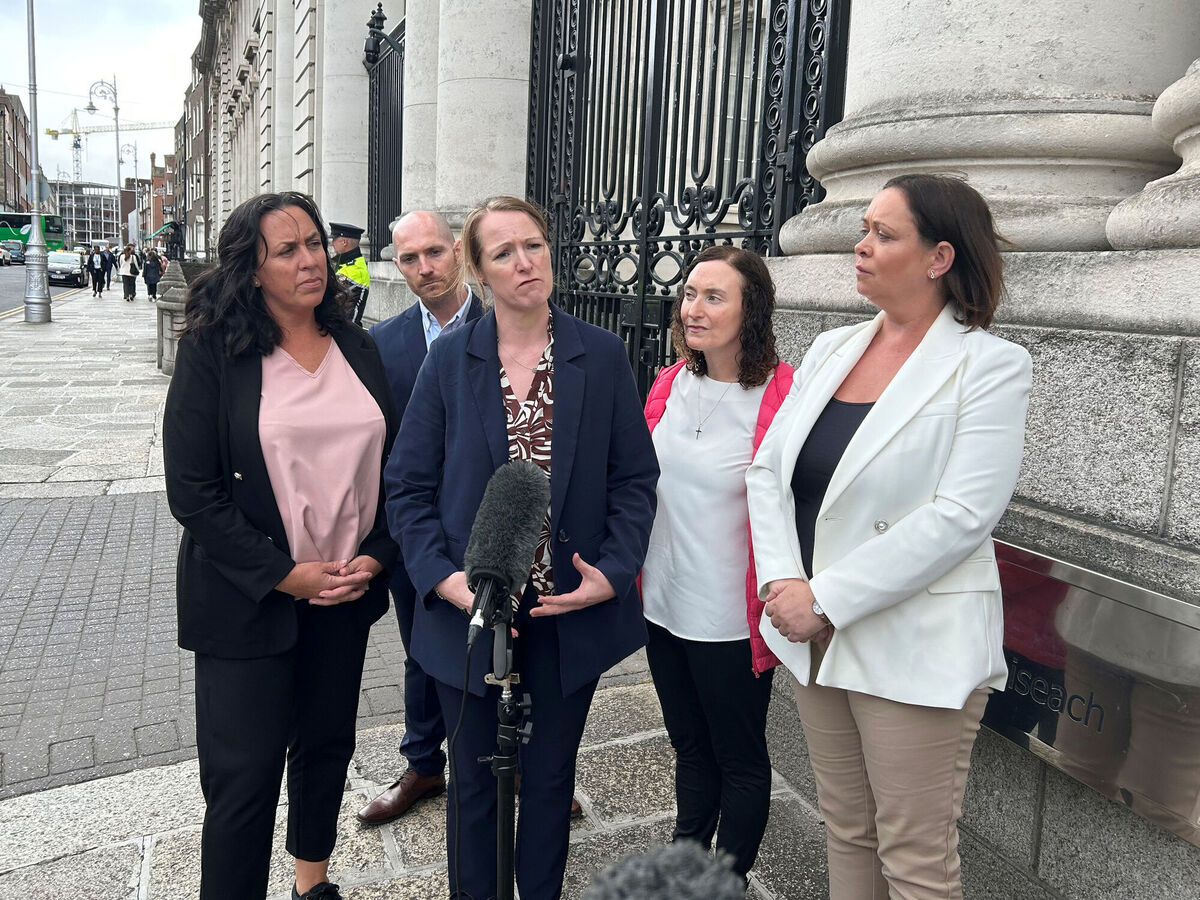 Those abused include the Women of Honour (left to right) Honor Murphy, Noel Brennan, Diane Byrne, Yvonne O'Rourke, Roslyn O'Callaghan, a group of serving and former members whose allegations featured in an RTÉ documentary in 2021 which prompted the review in the first place. File picture: Cillian Sherlock/PA