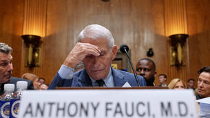 Dr. Anthony Fauci appears before the Senate Homeland Security and Governmental Affairs Committee at the Capitol, in Washington, US (Allison Robbert/AP) Dr. Anthony Fauci appears before the Senate Homeland Security and Governmental Affairs Committee at the Capitol, in Washington, US (Allison Robbert/AP)