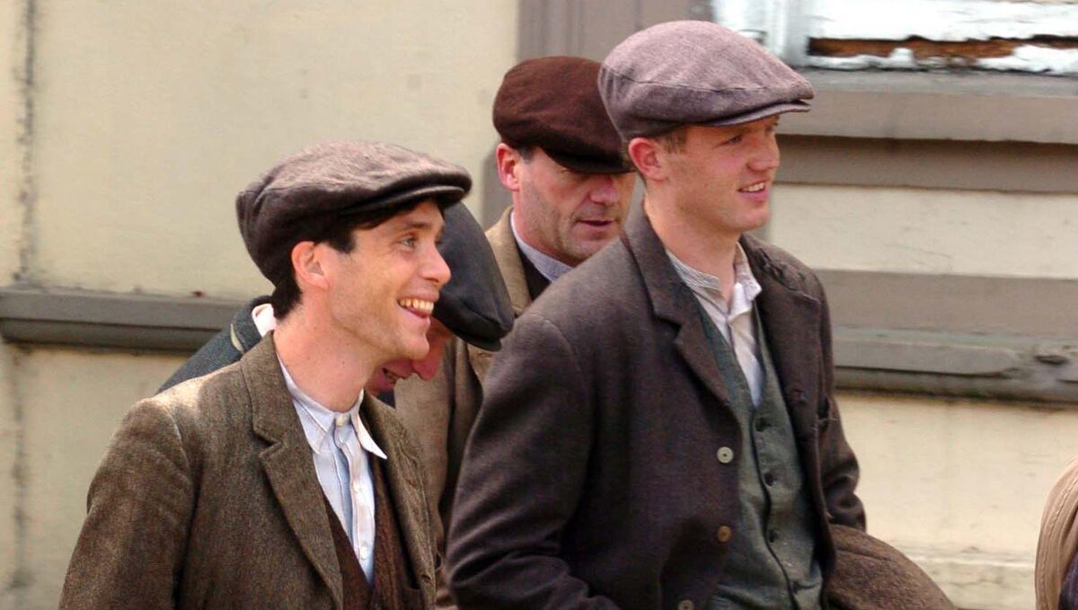 Cillian Murphy (left) on location in Bandon Co Cork during the filming of 'The Wind That Shakes the Barley'. File picture: Eddie O'Hare Cillian Murphy (left) on location in Bandon Co Cork during the filming of 'The Wind That Shakes the Barley'. File picture: Eddie O'Hare