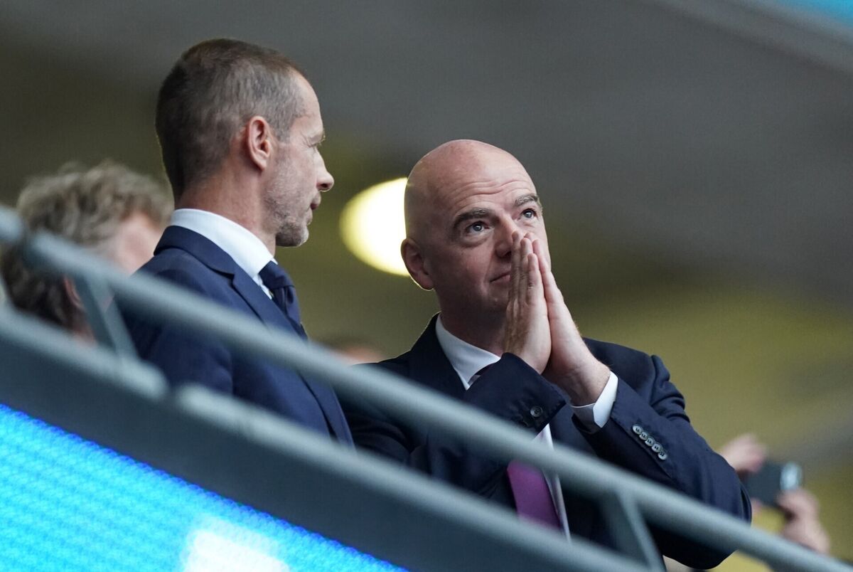 Under-fire president Gianni Infantino. Pic: Mike Egerton/PA Wire Under-fire president Gianni Infantino. Pic: Mike Egerton/PA Wire