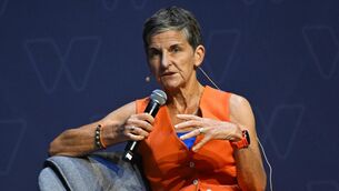 <p>UEFA Vice-President Laura McAllister. Pic: Anthony Devlin/Getty</p>