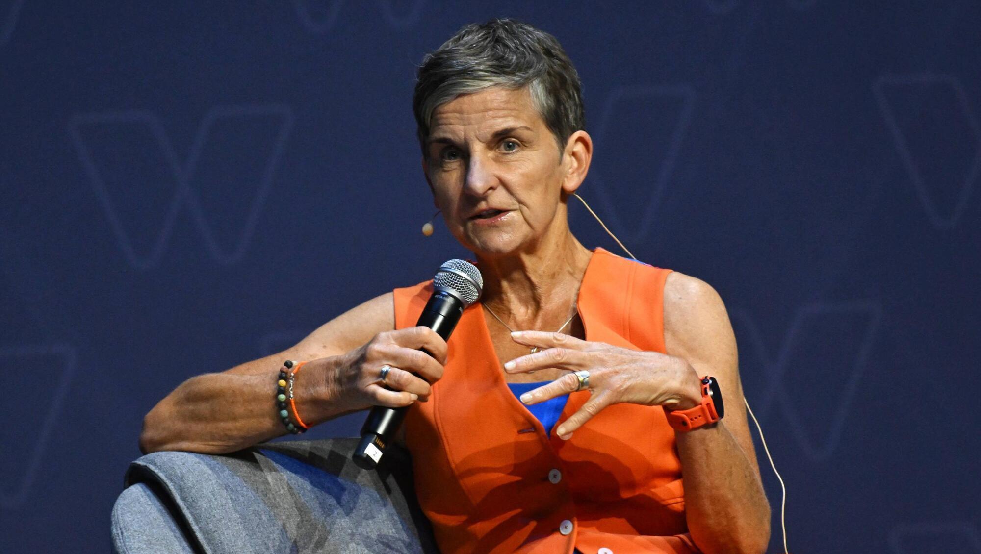 UEFA Vice-President Laura McAllister. Pic: Anthony Devlin/Getty