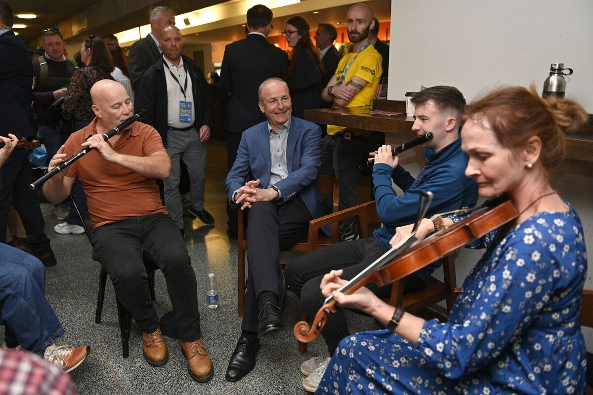 Taoiseach Micheál Martin sitting in on a session at Fleadh Cheoil na hÉireann in Belfast. Asked about Budget 2027, Mr Martin said: 'The cost of childcare is an area where we can help to reduce the burden of cost of living on people'. Picture: Mark Marlow/PA Taoiseach Micheál Martin sitting in on a session at Fleadh Cheoil na hÉireann in Belfast. Asked about Budget 2027, Mr Martin said: 'The cost of childcare is an area where we can help to reduce the burden of cost of living on people'. Picture: Mark Marlow/PA