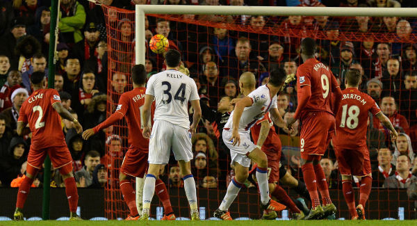 Scott Dann headed home the winning goal.