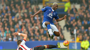 Arouna Kone scores hat-trick as Everton hit Sunderland for six