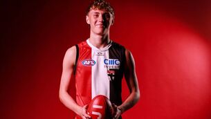 <p>Kobe McDonald at his new club St Kilda. Pic via St Kilda Facebook</p>
