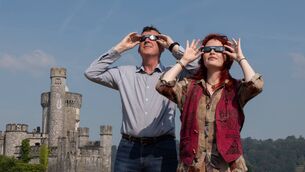 <p>Dr Niall Smith, head of Research at Munster Technological University and head of MTU Blackrock Castle Observatory, and Caoimhe Lyons, a Mathematical Sciences and Physics graduate and science facilitator at MTU Blackrock Castle Observatory prepare for a once-in-a-generation deep partial solar eclipse on Wednesday. Picture: Darragh Kane</p> <p>Dr Niall Smith, head of Research at Munster Technological University and head of MTU Blackrock Castle Observatory, and Caoimhe Lyons, a Mathematical Sciences and Physics graduate and science facilitator at MTU Blackrock Castle Observatory prepare for a once-in-a-generation deep partial solar eclipse on Wednesday. Picture: Darragh Kane</p>