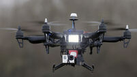 German bus driver kicked away drone carrying explosives from busy airport used as Nato hub