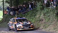 Eddie Doherty holds slender Ulster Rally lead over Josh Moffett