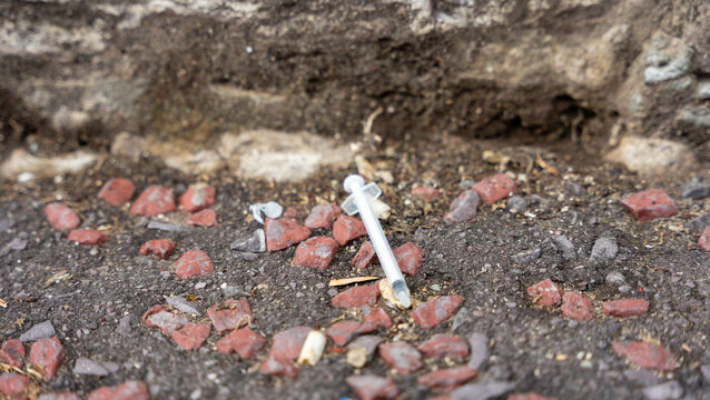 <p>Needles on the street: Saturday's Irish Examiner, in print and online, includes reports about the prevalence of addiction in Cork City centre. Picture: Noel Sweeney</p>