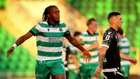 SSE Airtricity League Premier Division Shamrock Rovers vs Dundalk Jonathan Afolabi celebrates scoring his side’s third goal 7/8/2026