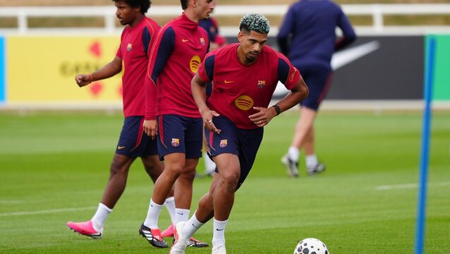 <p>Liverpool have agreed to sign Ronald Araújo on a season-long loan from Barcelona. Pic: David Davies/PA Wire.</p>