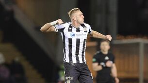 <p>THREE IN TWO: Killian Phillips was on target again to keep St Mirren on top of the William Hill Premiership for a second Saturday night.</p>