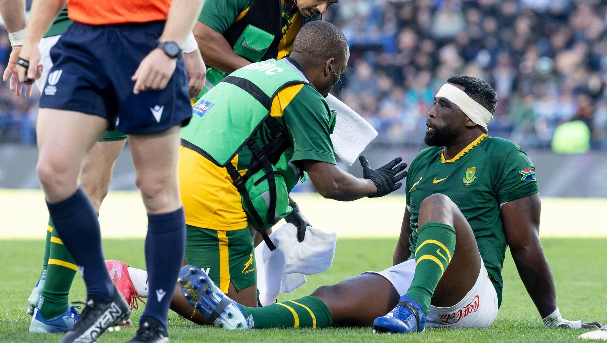 Kolisi a doubt for All Blacks clash after limping out of Boks' nervy win over Argentina