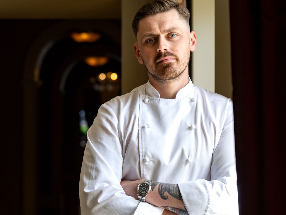 Executive Chef Lewis Barker at the Michelin starred restaurant ‘Terre’ in The Castlemartyr resort. Picture Chani Anderson Executive Chef Lewis Barker at the Michelin starred restaurant ‘Terre’ in The Castlemartyr resort. Picture Chani Anderson