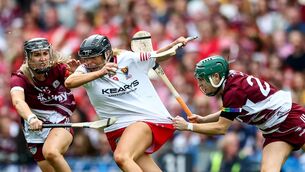<p> NIP AND TUCK: Cork's Laura Hayes is tackled by Galway's Niamh Niland and Niamh Mallon. </p> <p> NIP AND TUCK: Cork's Laura Hayes is tackled by Galway's Niamh Niland and Niamh Mallon. </p>