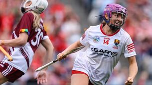 <p>Orlaith Cahalane celebrates scoring Cork's second goal. Picture: Ben Brady/Inpho</p> <p>Orlaith Cahalane celebrates scoring Cork's second goal. Picture: Ben Brady/Inpho</p>