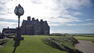 <p>Donald Trump isn't simply coming to the Irish Open. The Irish Open is coming to Donald Trump and his Trump International Golf Club at Doonbeg. Pic: Charles McQuillan/Getty Images</p>