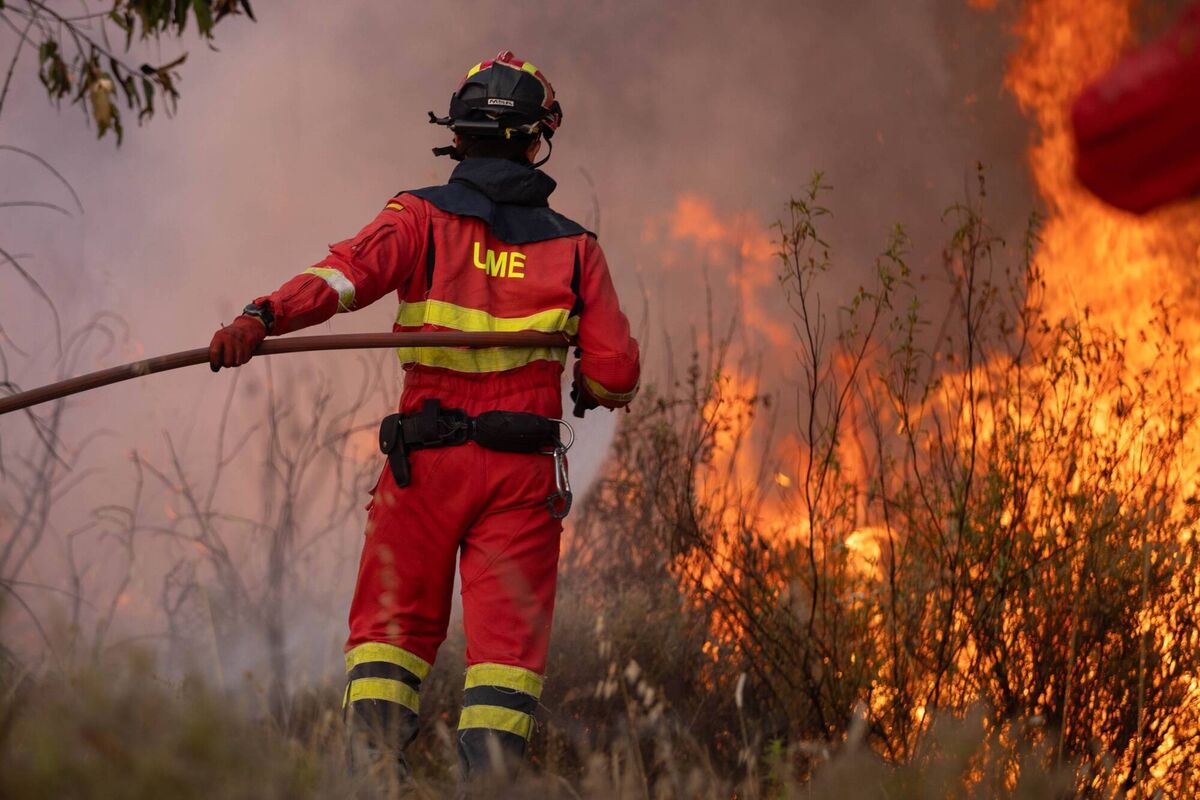 The wildfire in Niebla (Huelva) on August 8. More than 4,000 hectares have been affected. Picture: Clara Carrasco/Europa Press/Getty The wildfire in Niebla (Huelva) on August 8. More than 4,000 hectares have been affected. Picture: Clara Carrasco/Europa Press/Getty