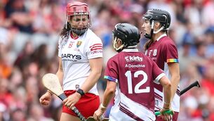 <p>Cork's Sorcha McCartan played the All-Ireland camogie final against Galway with a broken finger. Pic: ©INPHO/Grace Halton</p>