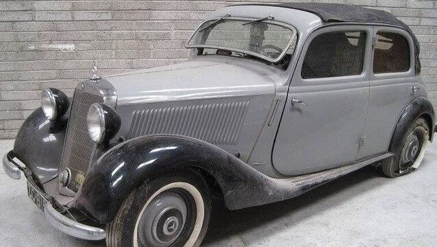 <p>This 1937 Mercedes-Benz was the car used by Hitler's ambassador to Ireland.</p>