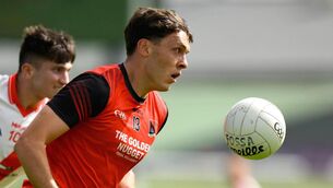 <p>SURGING: David Clifford in action for Fossa. Pic: Brendan Moran/Sportsfile</p>